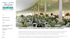 Desktop Screenshot of marylandeventrentals.com
