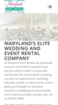 Mobile Screenshot of marylandeventrentals.com